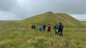young people on a hillwalk during a DofE expedition